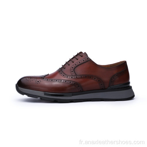 Chaussures en cuir confortables pour hommes